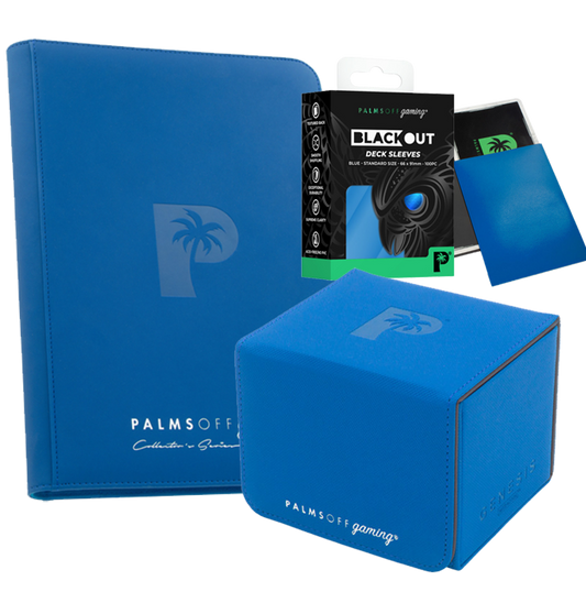 Palms Off Gaming TCG Essentials Bundle - Blue