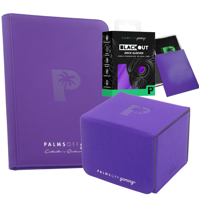 Palms Off Gaming TCG Essentials Bundle - Purple