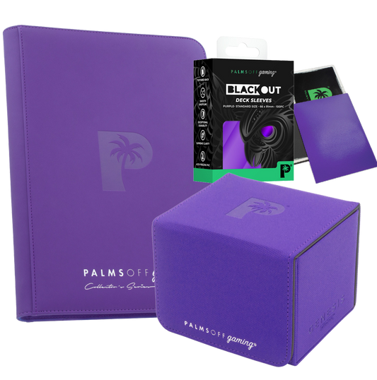 Palms Off Gaming TCG Essentials Bundle - Purple