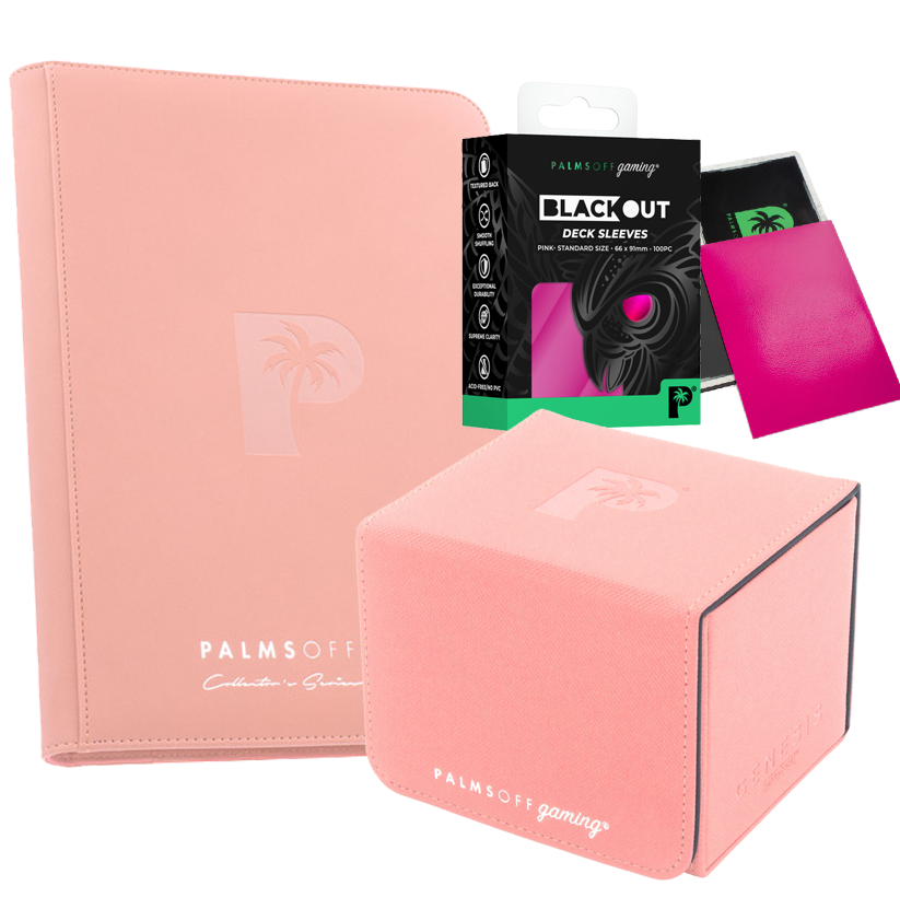 Palms Off Gaming TCG Essentials Bundle - Pink