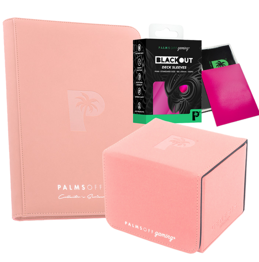 Palms Off Gaming TCG Essentials Bundle - Pink