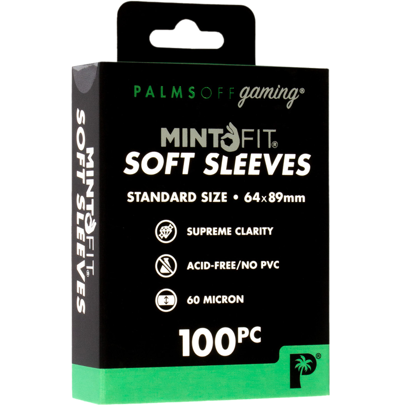 Palms Off Gaming MintFit Soft Sleeves - 100pc