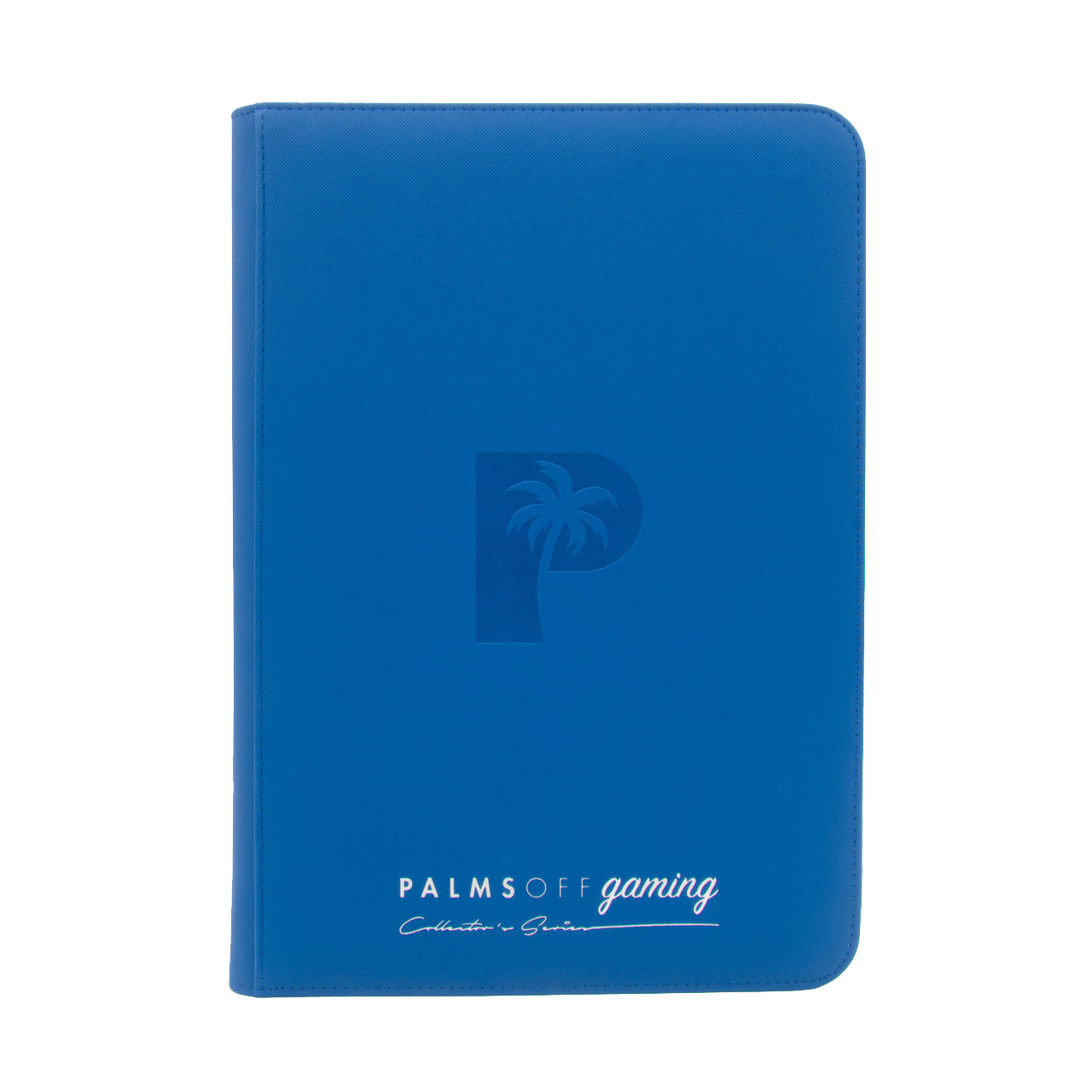 Palms Off Gaming Collector's Series 9 Pocket Zip Trading Card Binder - Blue