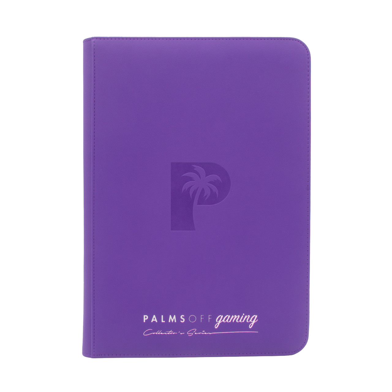 Palms Off Gaming Collector's Series 9 Pocket Zip Trading Card Binder - Purple