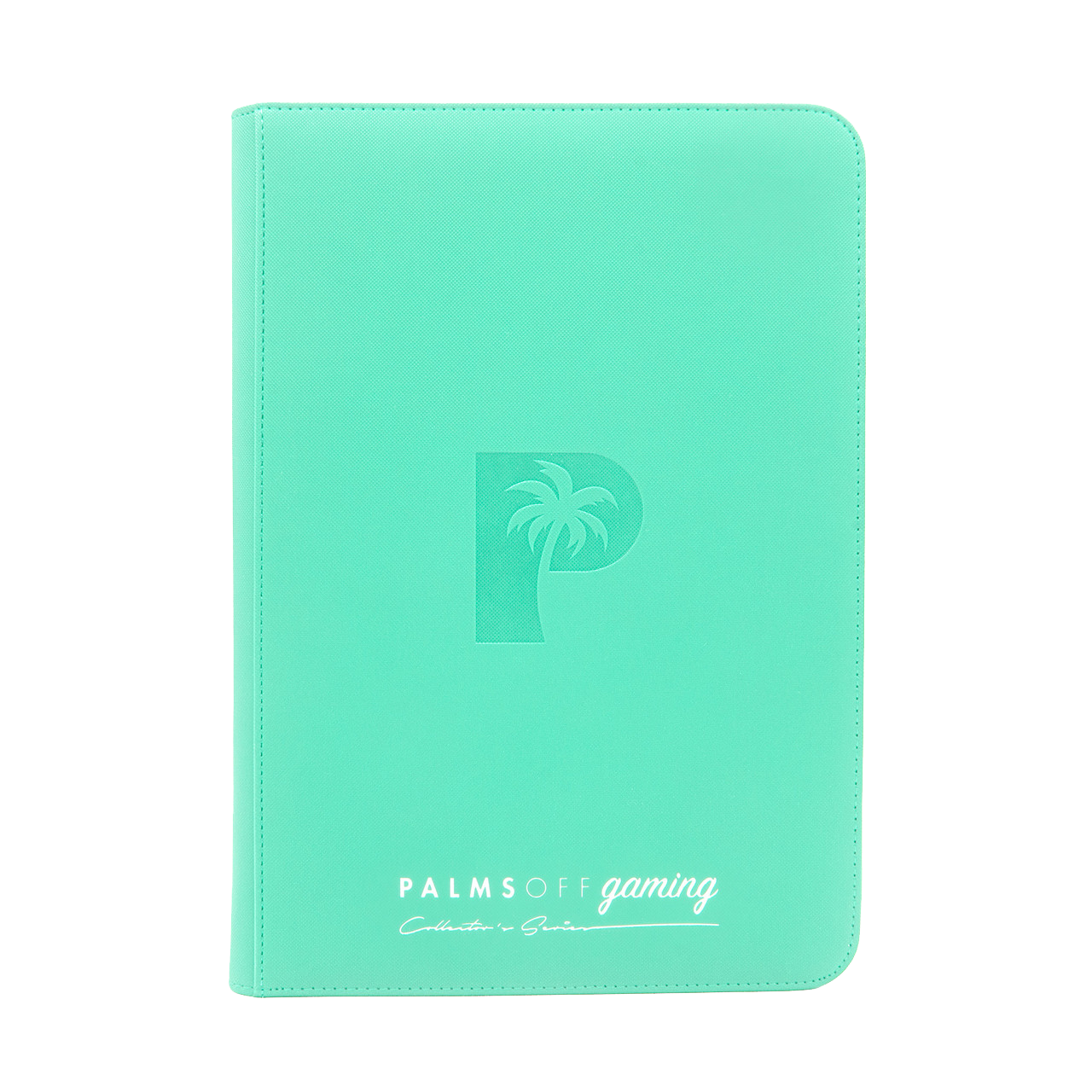 Palms Off Gaming Collector's Series 9 Pocket Zip Trading Card Binder - Turquoise