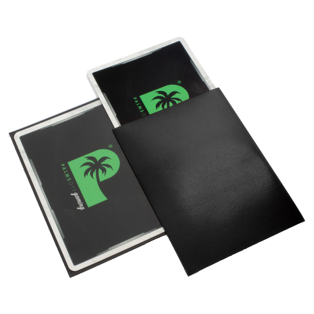 Palms Off Gaming Blackout Deck Sleeves - Standard Size - Black - 100pc